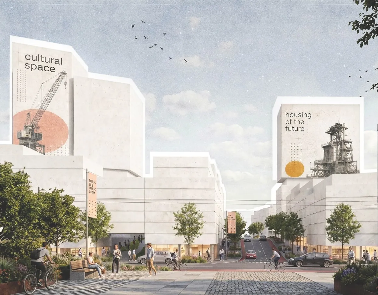 competition proposal for Nové Holešovice, source: Bogle Architects