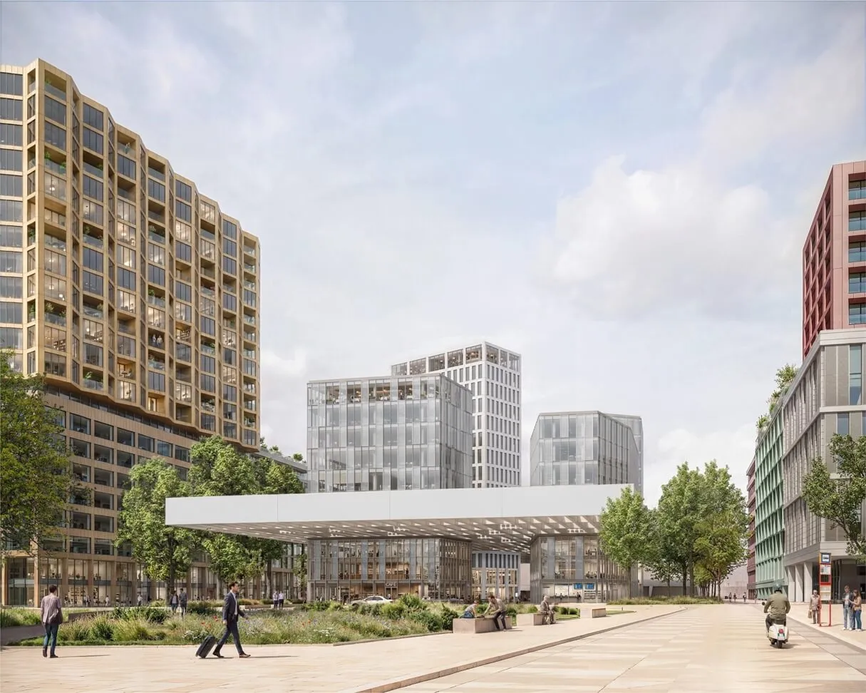 competition proposal for Nové Holešovice, source: Riegler Riewe Architekten
