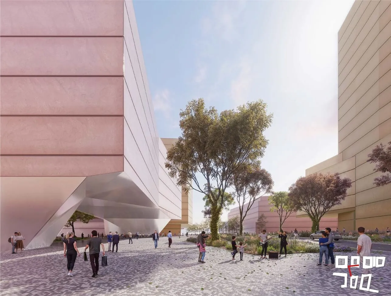 competition proposal for Nové Holešovice, source: Baumschlager Eberle Architekten