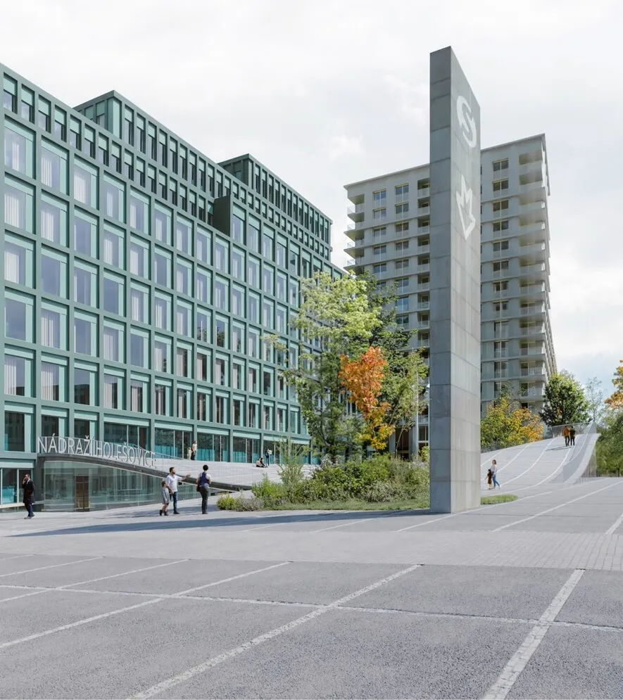 competition proposal for Nové Holešovice, source: OVA