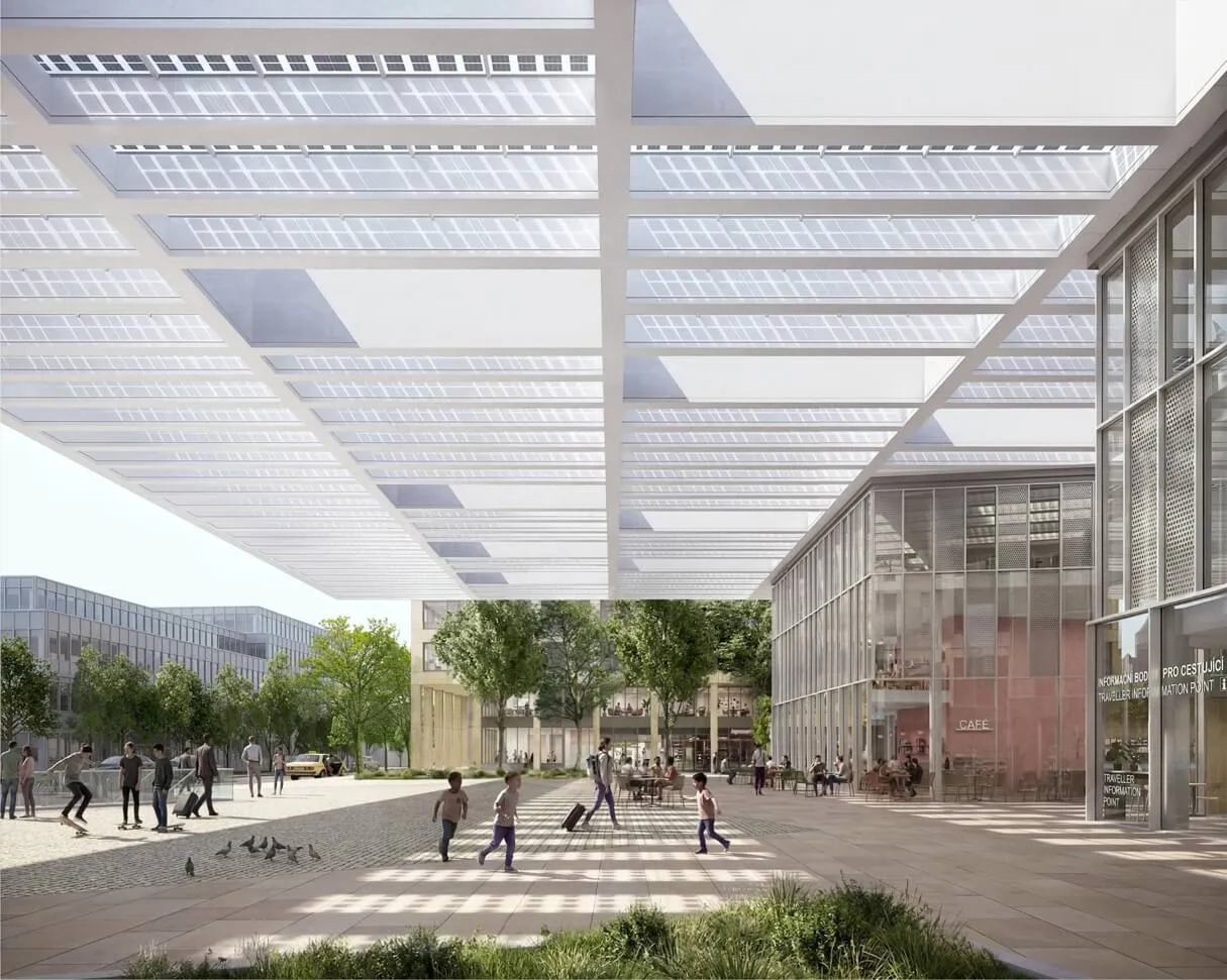 competition proposal for Nové Holešovice, source: Riegler Riewe Architekten