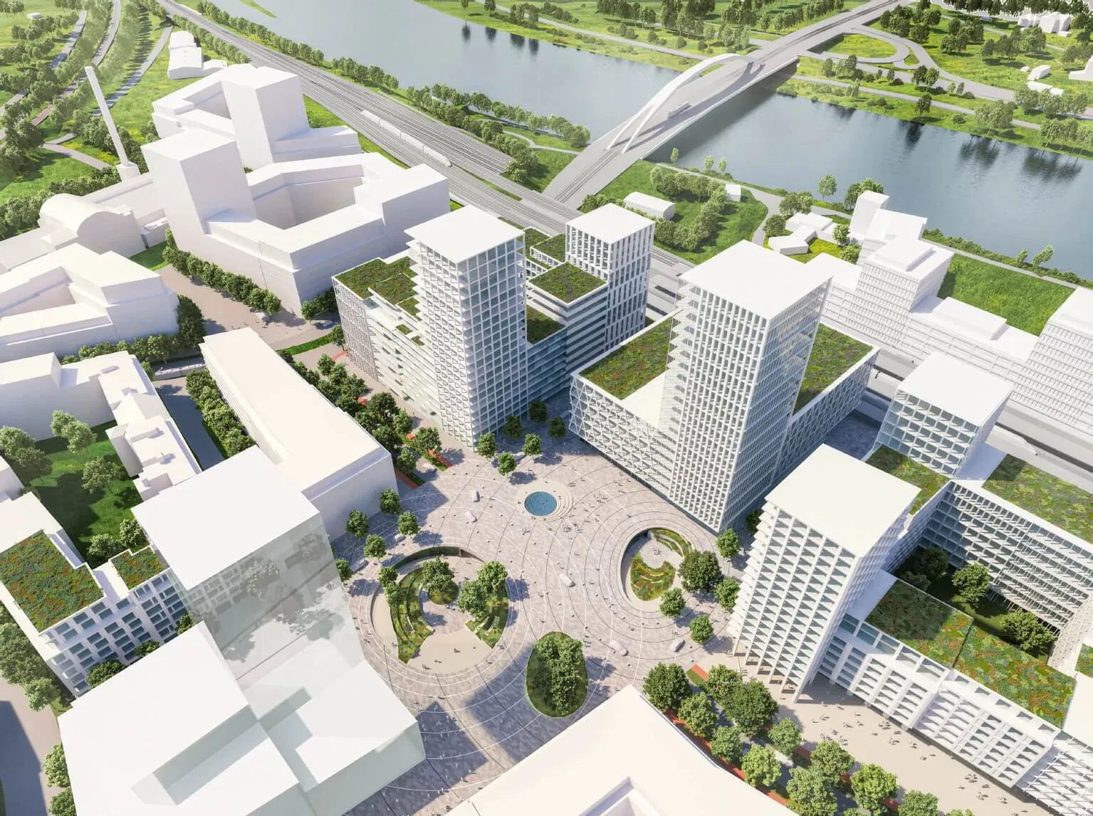 competition proposal for Nové Holešovice, source: Schindler Seko Architekti