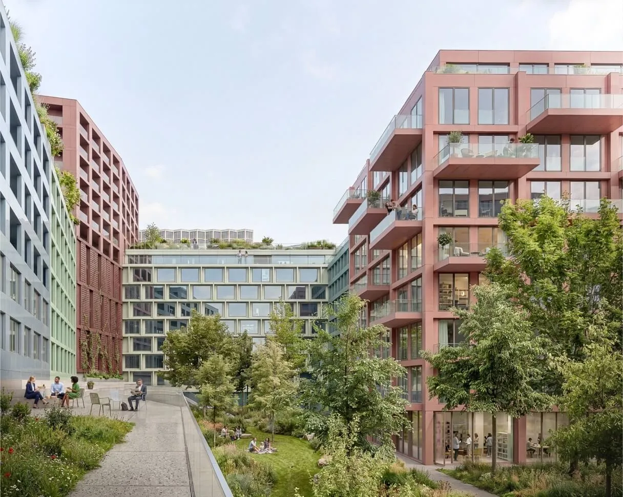 competition proposal for Nové Holešovice, source: Riegler Riewe Architekten