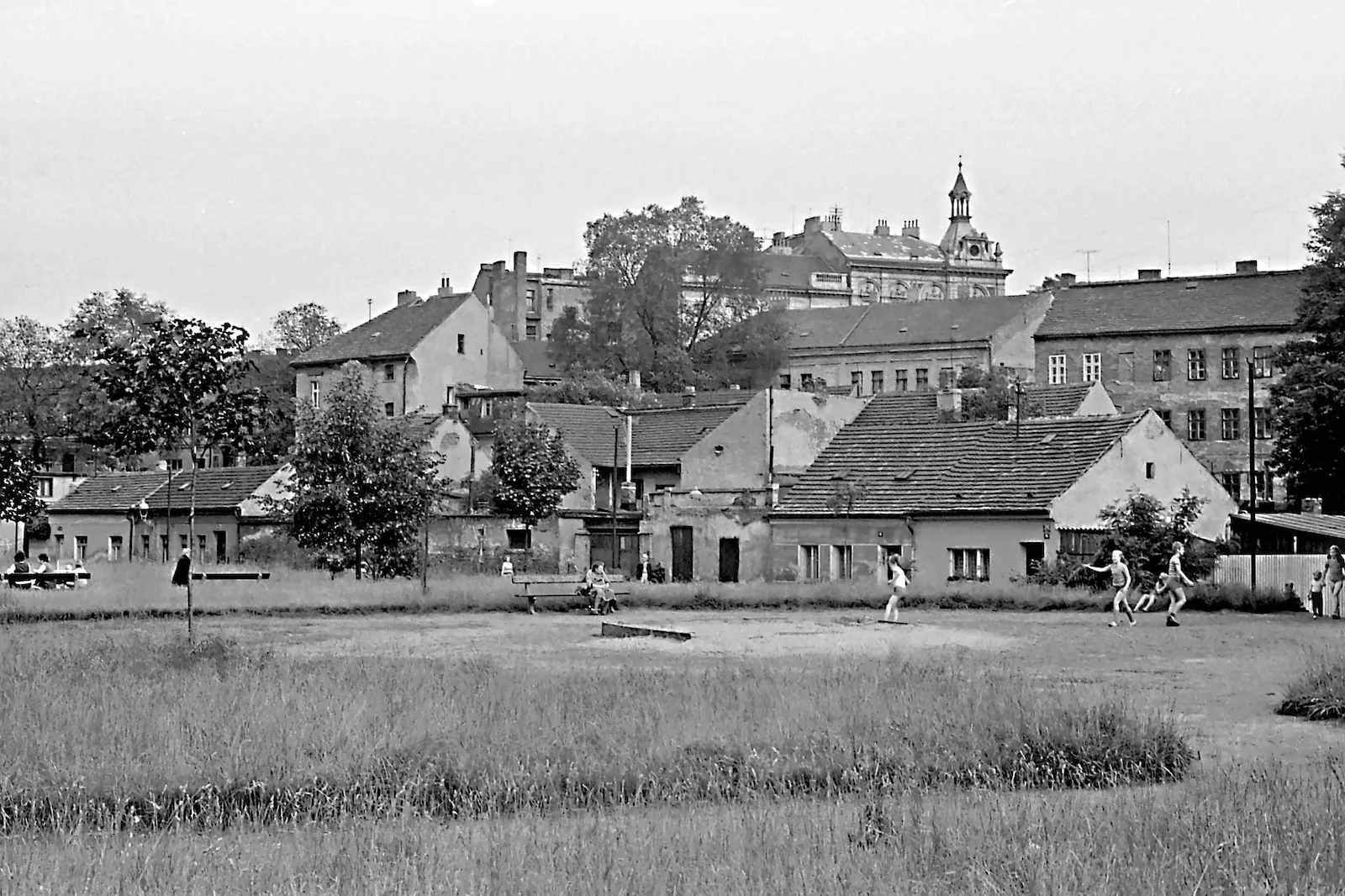 Zátory, Holešovice, 1940, historical photograph of the area