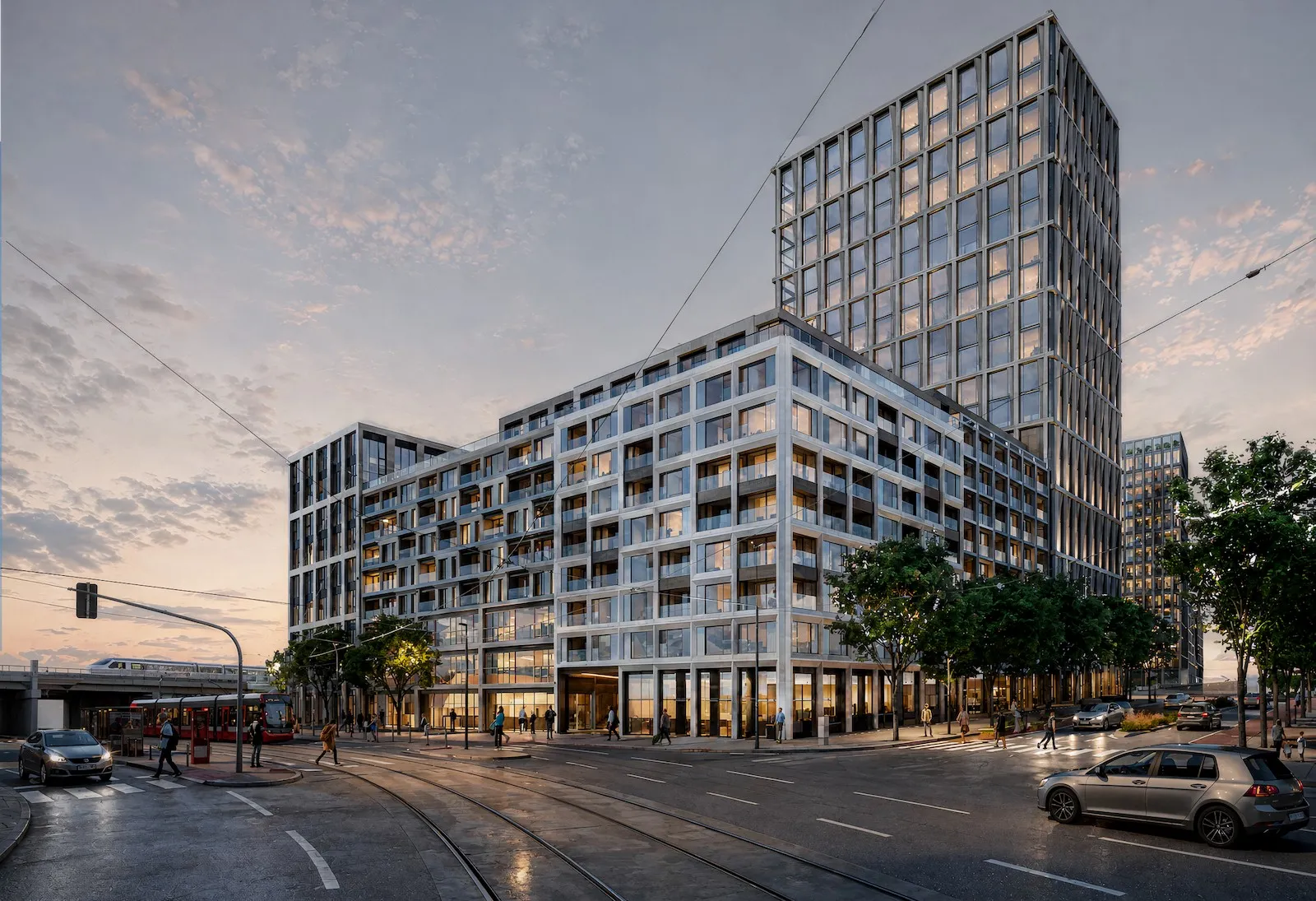 competition proposal for Nové Holešovice, source: Behnisch Architekten + CMC Architects