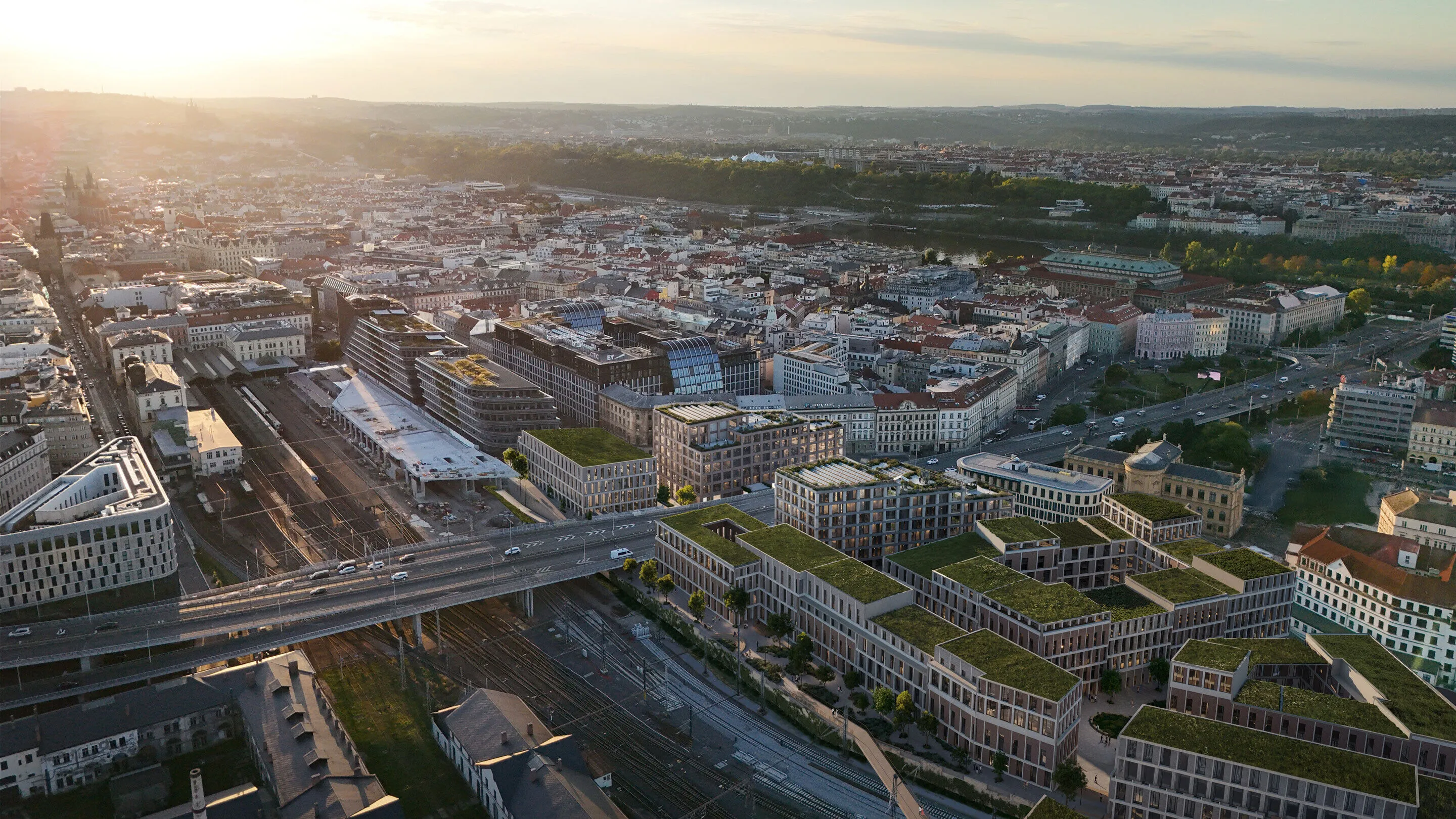 Florenc21, Prague, completed project by the studio, source: ADEPT