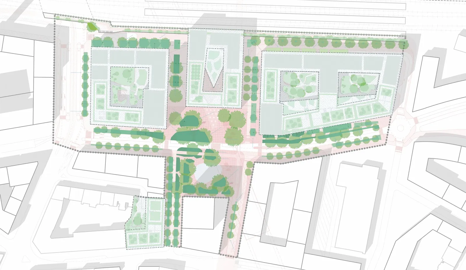 competition proposal for Nové Holešovice, source: CHYBÍK + KRIŠTOF