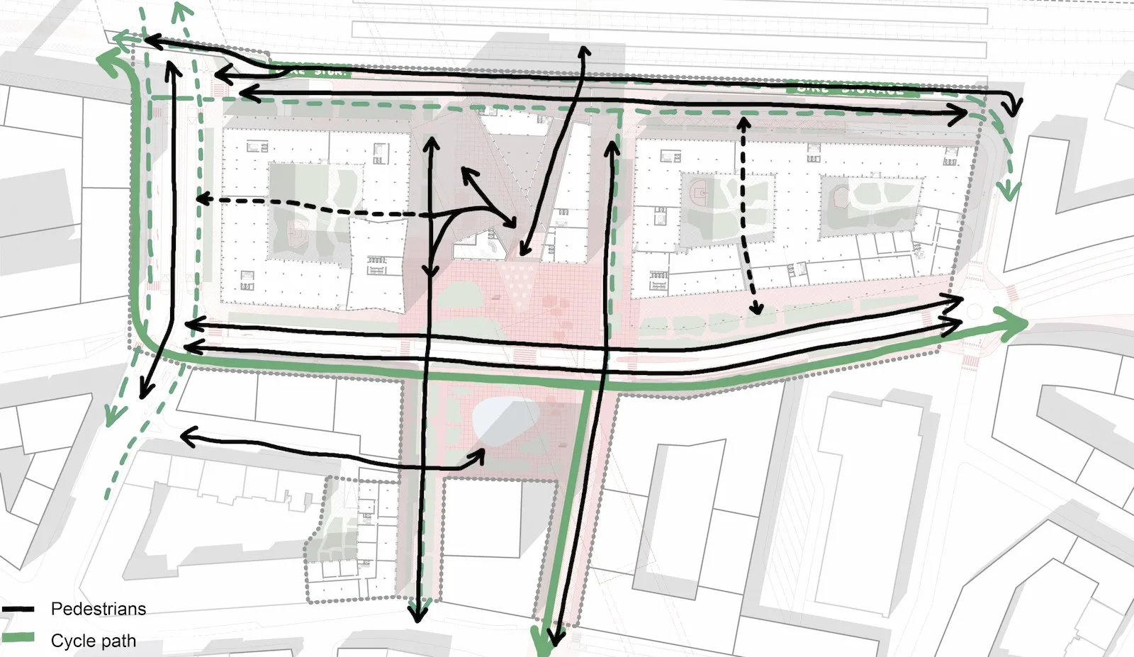 competition proposal for Nové Holešovice, source: CHYBÍK + KRIŠTOF