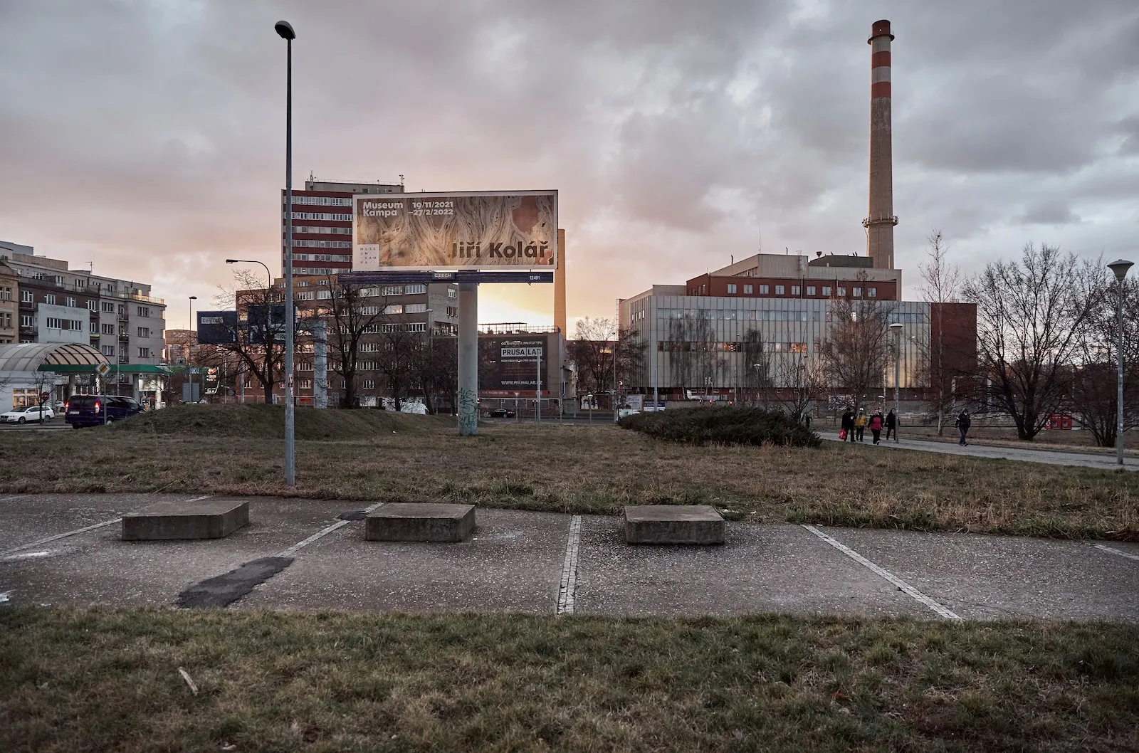View of the Holešovice power plant, photograph of the area as it looks today, source: Marian Beneš