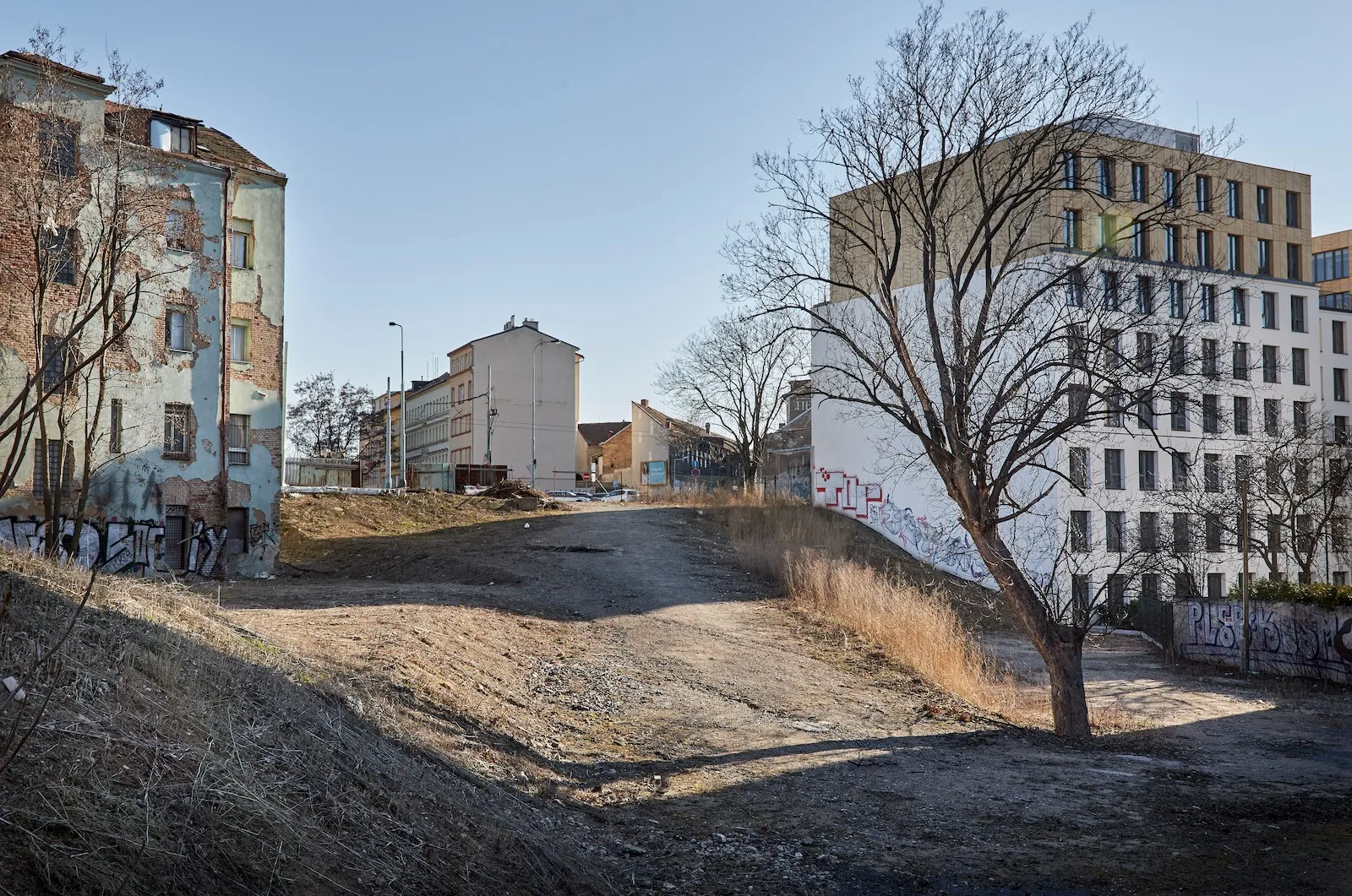 Remains of the original terrain, photograph of the area as it looks today, source: Marian Beneš