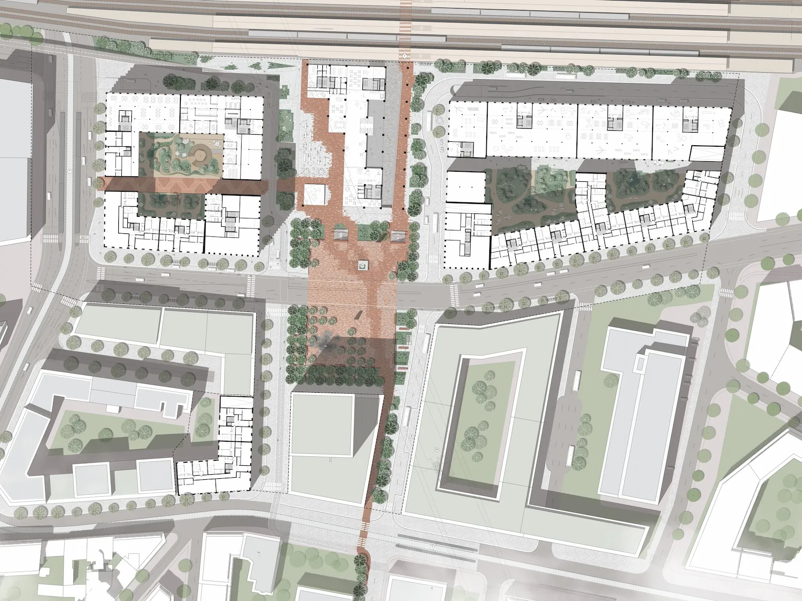 competition proposal for Nové Holešovice, source: ADEPT
