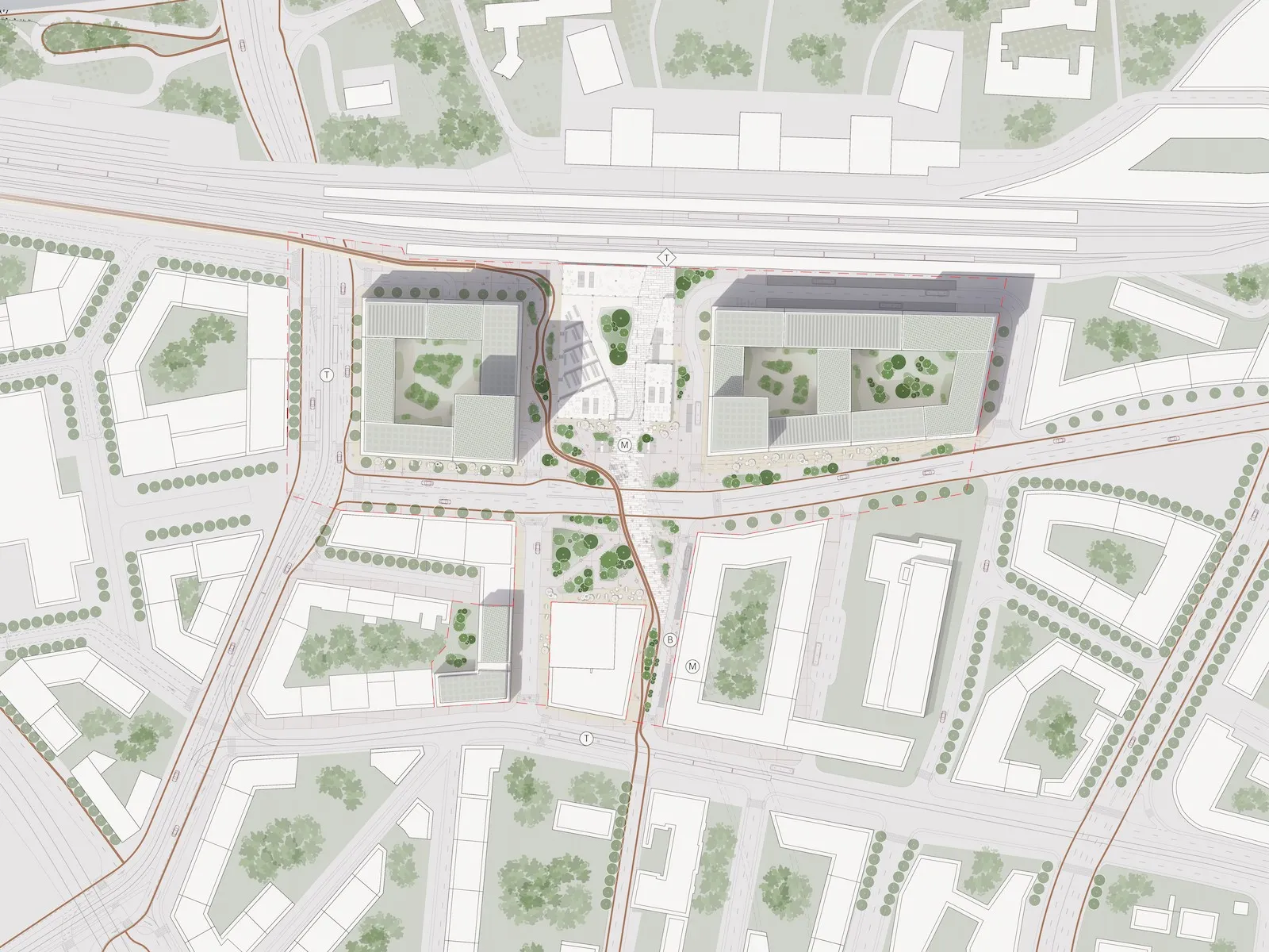competition proposal for Nové Holešovice, source: ADEPT
