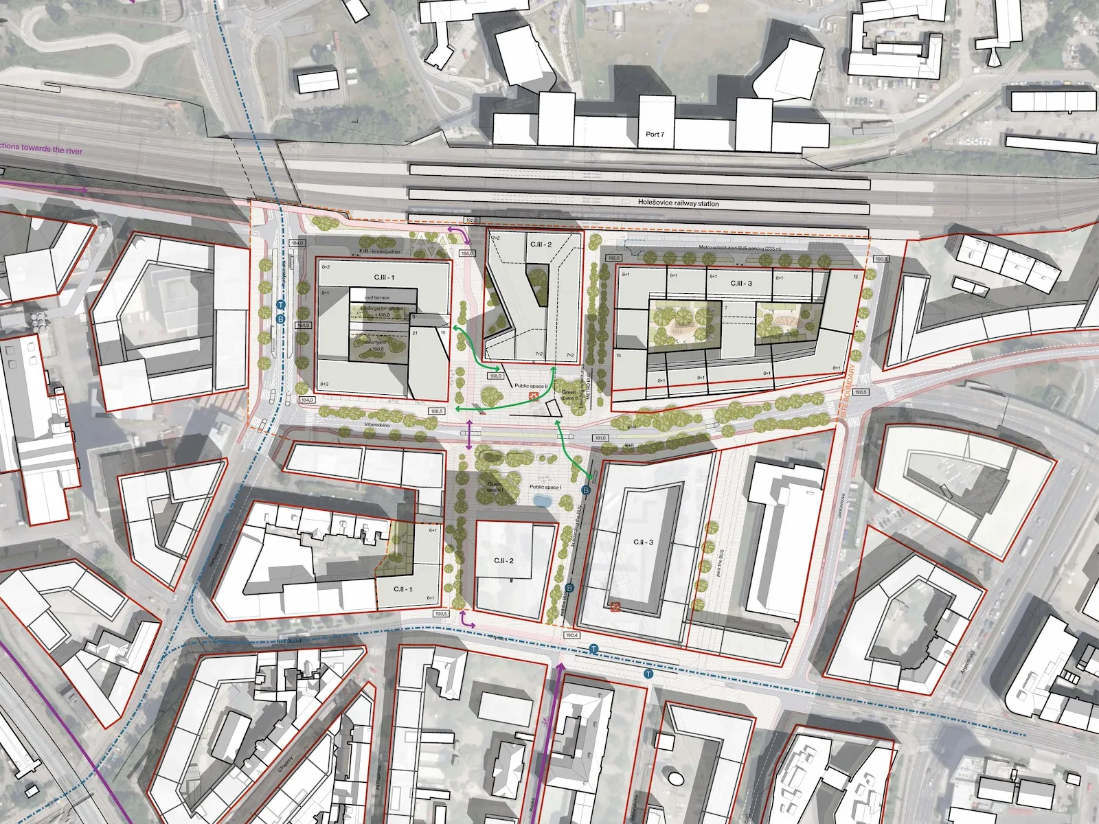 competition proposal for Nové Holešovice, source: OVA