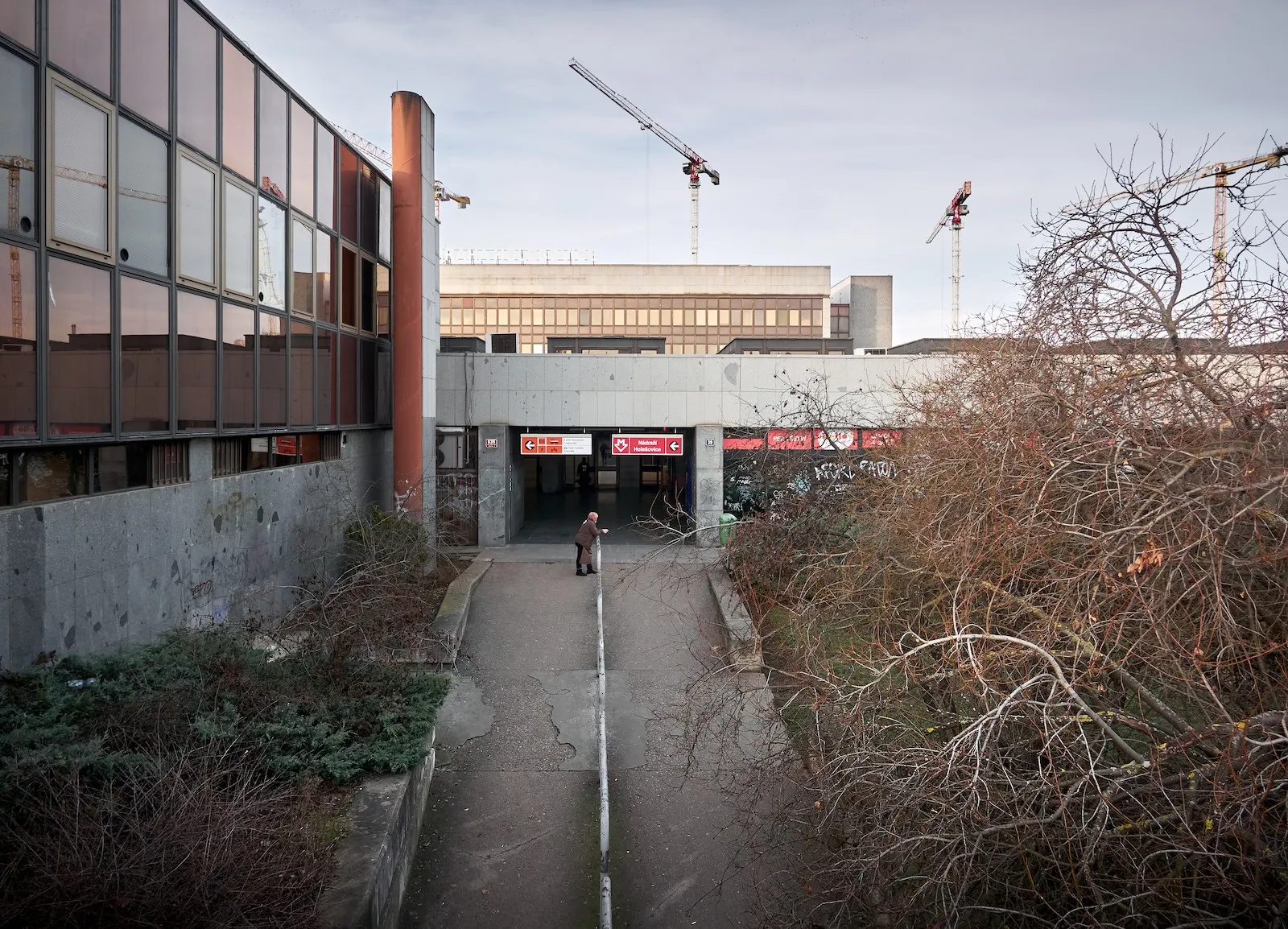 Underpass, photograph of the area as it looks today, source: Marian Beneš