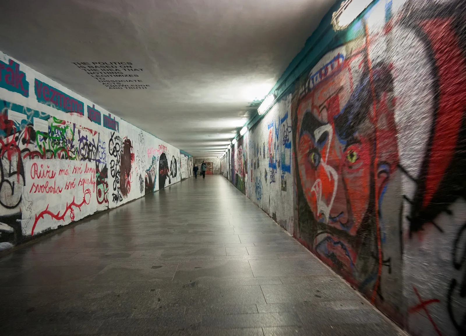 Underpass, photograph of the area as it looks today, source: Marian Beneš
